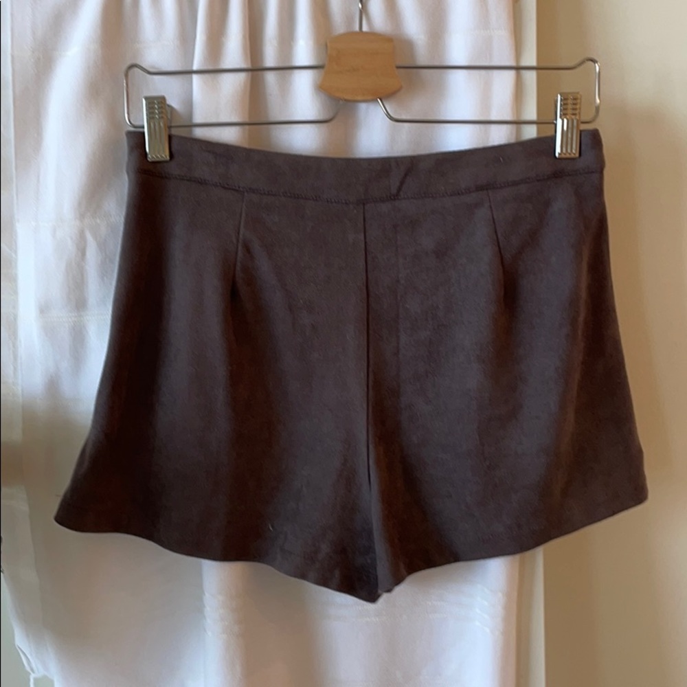Suede Skort - Picture 2 of 4